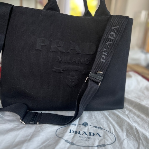 Prada canvas drill tote - New!!! - Picture 1 of 9